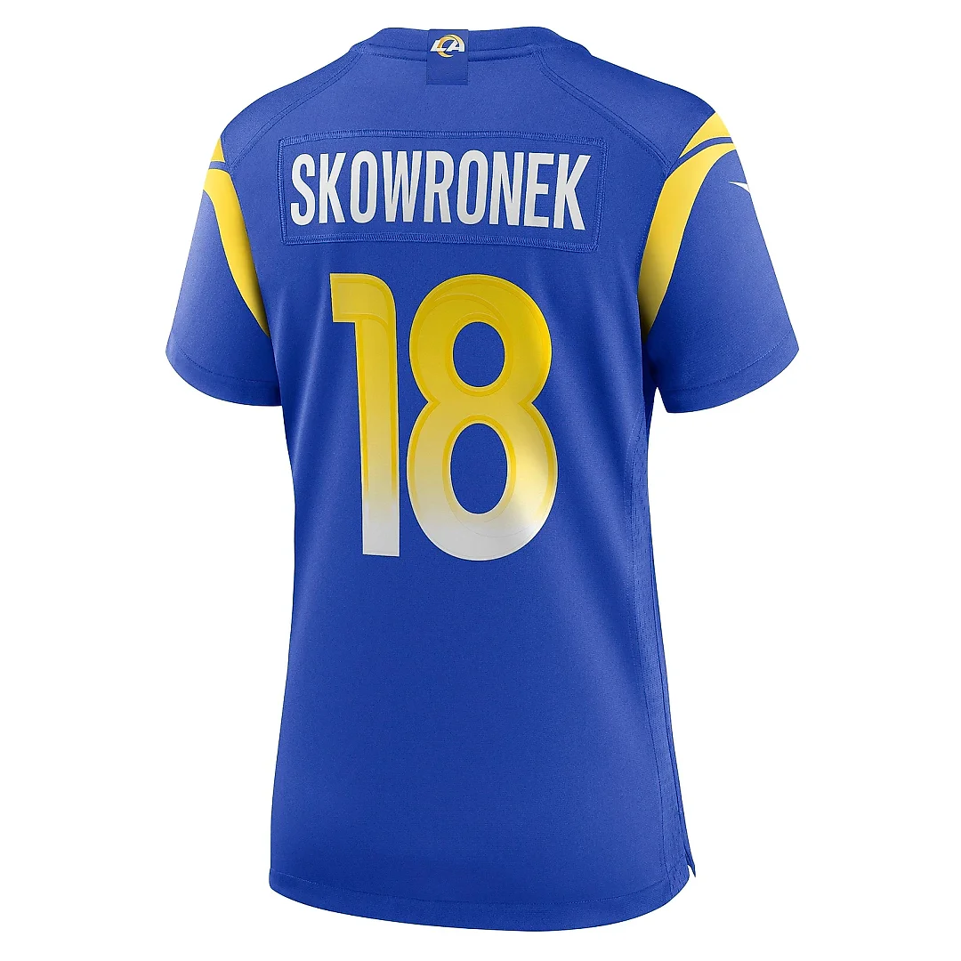 Zennovawear Women's Los Angeles Rams Ben Skowronek Royal Game Jersey