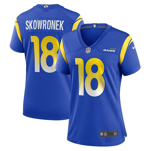 Zennovawear Women's Los Angeles Rams Ben Skowronek Royal Game Jersey
