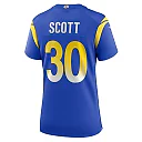Zennovawear Women's Los Angeles Rams Boston Scott Royal Game Jersey