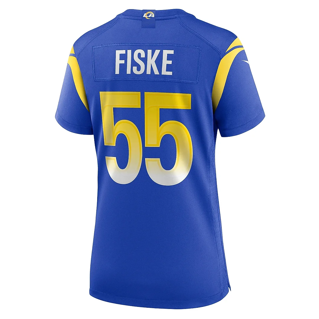 Zennovawear Women's Los Angeles Rams Braden Fiske Royal Game Jersey