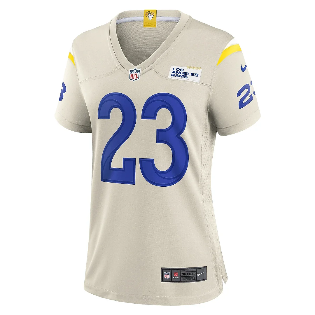 Zennovawear Women's Los Angeles Rams Cam Akers Bone Game Jersey