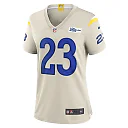 Zennovawear Women's Los Angeles Rams Cam Akers Bone Game Jersey