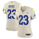 Zennovawear Women's Los Angeles Rams Cam Akers Bone Game Jersey