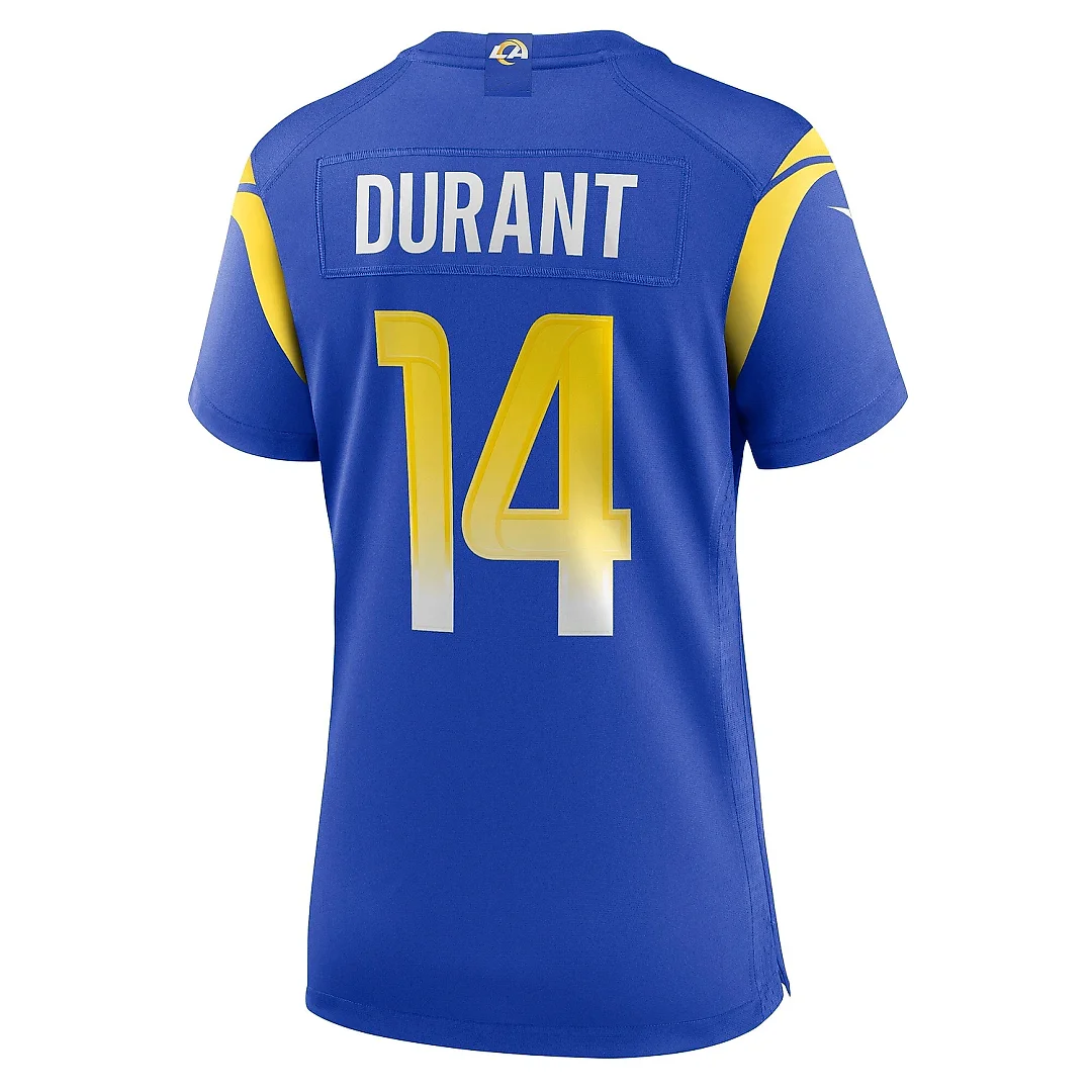 Zennovawear Women's Los Angeles Rams Cobie Durant Royal Game Player Jersey