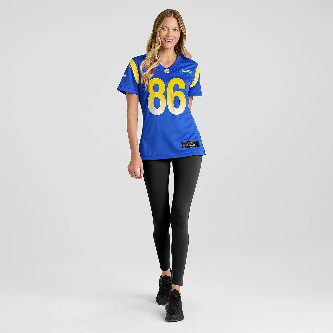 Zennovawear Women's Los Angeles Rams Colby Parkinson Royal Team Game Jersey