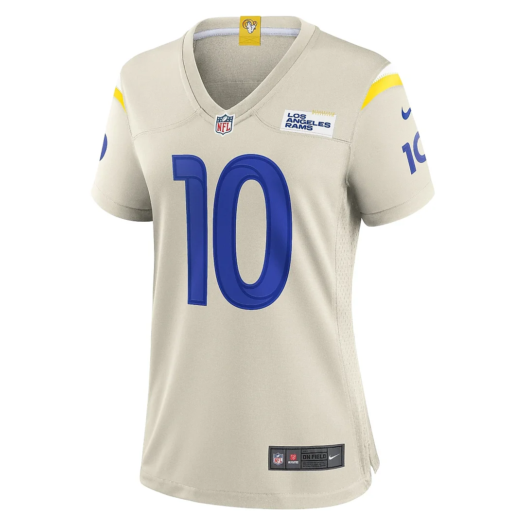 Zennovawear Women's Los Angeles Rams Cooper Kupp Bone Player Game Jersey