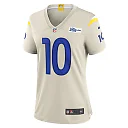 Zennovawear Women's Los Angeles Rams Cooper Kupp Bone Player Game Jersey
