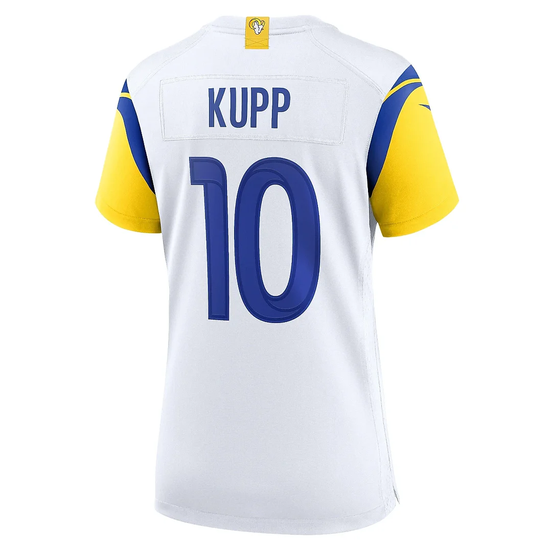 Zennovawear Women's Los Angeles Rams Cooper Kupp White Alternate Game Jersey