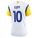 Zennovawear Women's Los Angeles Rams Cooper Kupp White Alternate Game Jersey
