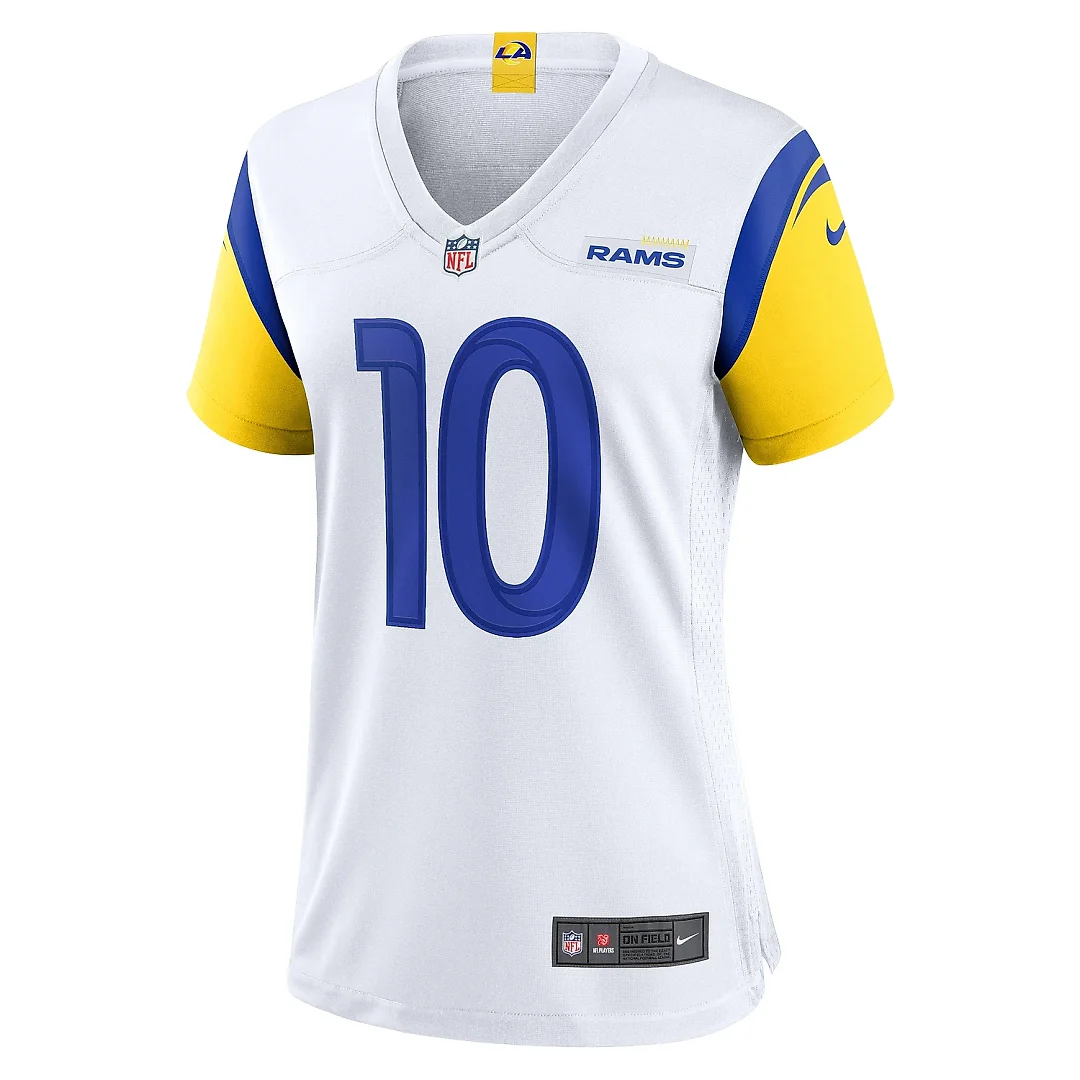 Zennovawear Women's Los Angeles Rams Cooper Kupp White Alternate Game Jersey