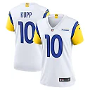 Zennovawear Women's Los Angeles Rams Cooper Kupp White Alternate Game Jersey