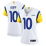 Zennovawear Women's Los Angeles Rams Cooper Kupp White Alternate Game Jersey