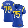 Zennovawear Women's Los Angeles Rams Deacon Jones Royal Game Retired Player Jersey