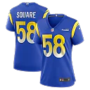 Zennovawear Women's Los Angeles Rams DeAndre Square Royal Game Jersey