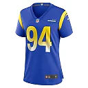 Zennovawear Women's Los Angeles Rams Desjuan Johnson Royal Home Game Jersey