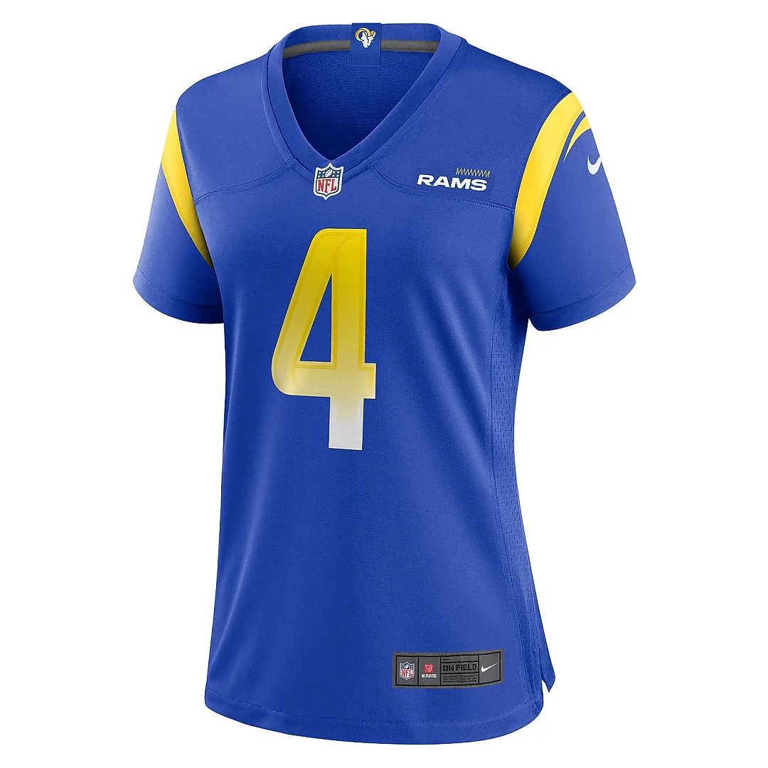 Zennovawear Women's Los Angeles Rams Dresser Winn Royal Team Game Jersey