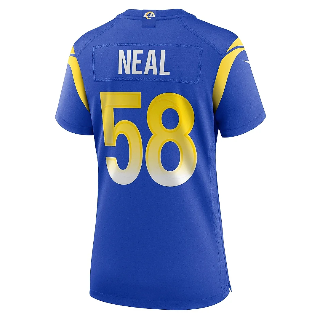 Zennovawear Women's Los Angeles Rams Eli Neal Royal Game Jersey