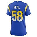 Zennovawear Women's Los Angeles Rams Eli Neal Royal Game Jersey