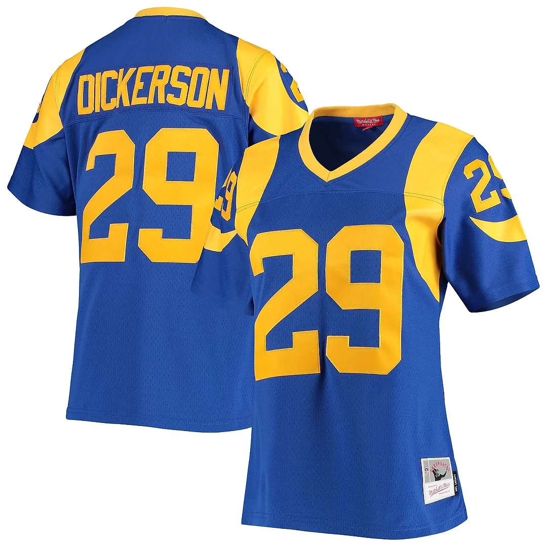 Zennovawear Women's Los Angeles Rams Eric Dickerson Mitchell & Ness Royal Legacy Team Jersey
