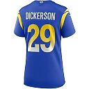Zennovawear Women's Los Angeles Rams Eric Dickerson Royal Game Retired Player Jersey