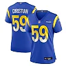 Zennovawear Women's Los Angeles Rams Geron Christian Royal Team Game Jersey