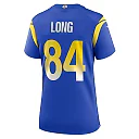 Zennovawear Women's Los Angeles Rams Hunter Long Royal Home Game Jersey