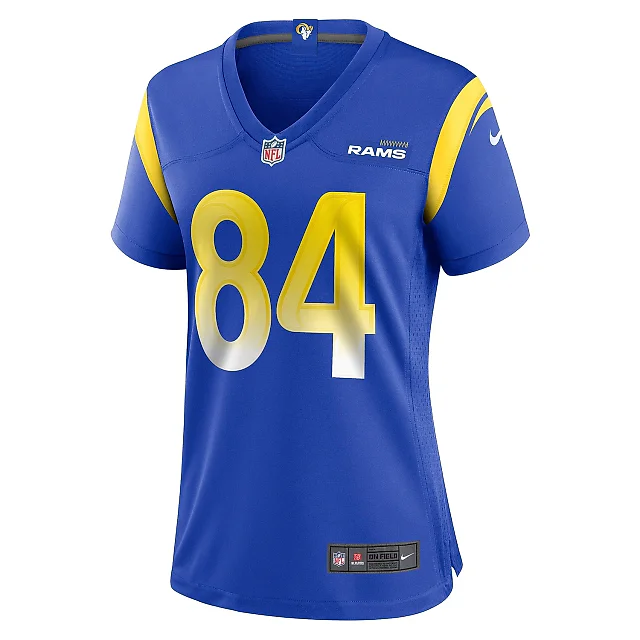 Zennovawear Women's Los Angeles Rams Hunter Long Royal Home Game Jersey