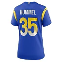 Zennovawear Women's Los Angeles Rams Jake Hummel Royal Game Player Jersey