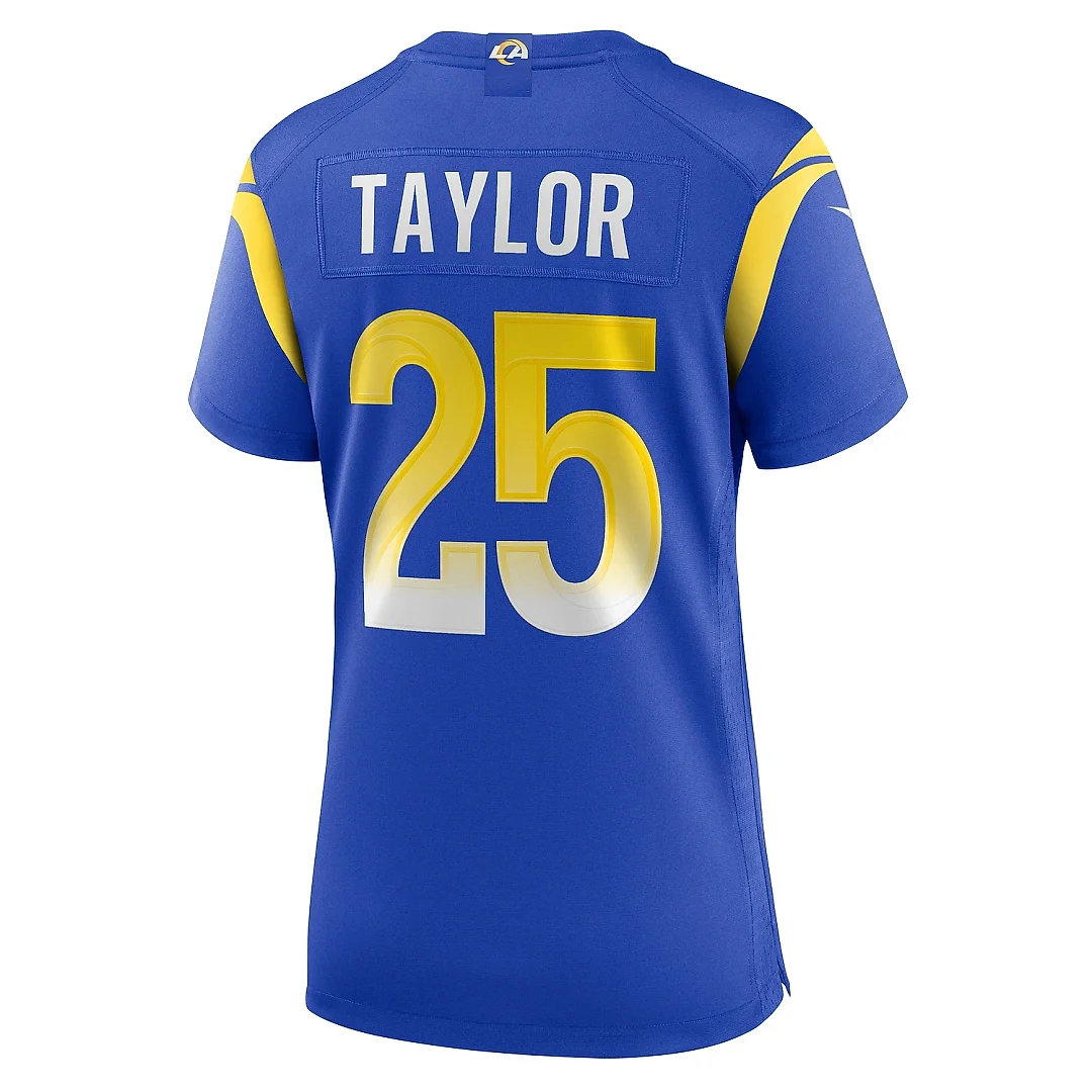 Zennovawear Women's Los Angeles Rams Jason Taylor Royal Team Game Jersey