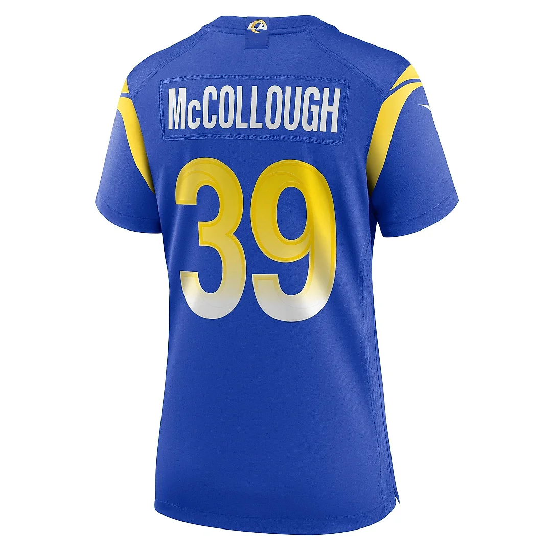 Zennovawear Women's Los Angeles Rams Jaylen McCollough Royal Game Jersey