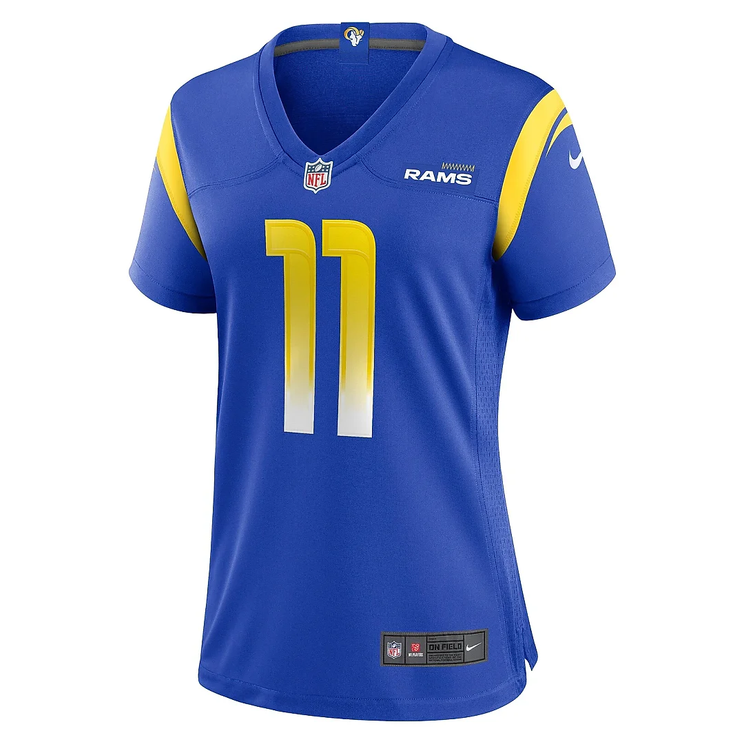 Zennovawear Women's Los Angeles Rams Jimmy Garoppolo Royal Team Game Jersey