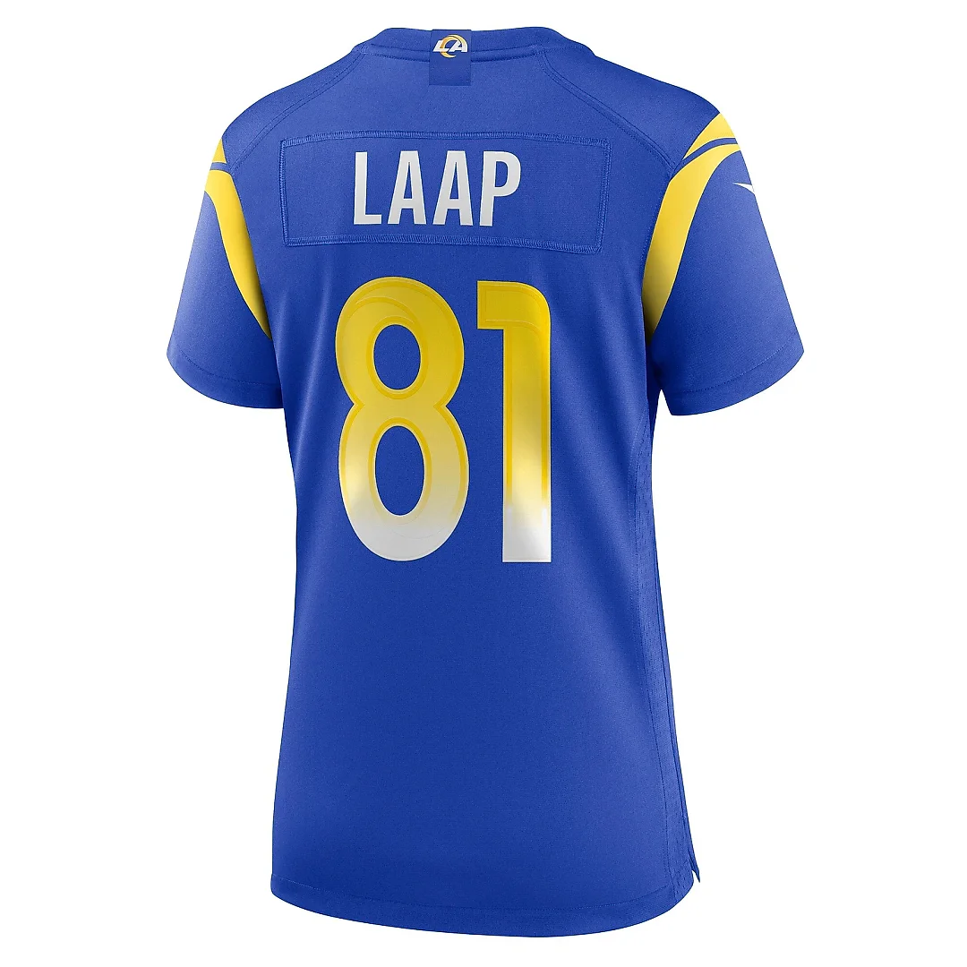 Zennovawear Women's Los Angeles Rams JJ Laap Royal Game Jersey