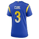 Zennovawear Women's Los Angeles Rams Kamren Curl Royal Team Game Jersey