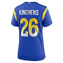 Zennovawear Women's Los Angeles Rams Kamren Kinchens Royal Game Jersey