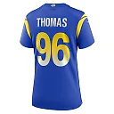 Zennovawear Women's Los Angeles Rams Keir Thomas Royal Game Player Jersey