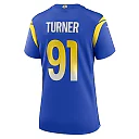 Zennovawear Women's Los Angeles Rams Kobie Turner Royal Home Game Jersey