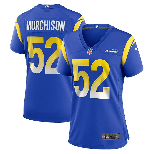 Zennovawear Women's Los Angeles Rams Larrell Murchison Royal Team Game Jersey