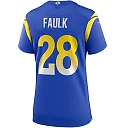 Zennovawear Women's Los Angeles Rams Marshall Faulk Royal Game Retired Player Jersey