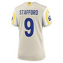 Zennovawear Women's Los Angeles Rams Matthew Stafford Bone Game Jersey