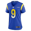 Zennovawear Women's Los Angeles Rams Matthew Stafford Royal Player Jersey