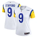 Zennovawear Women's Los Angeles Rams Matthew Stafford White Alternate Legend Player Performance Top