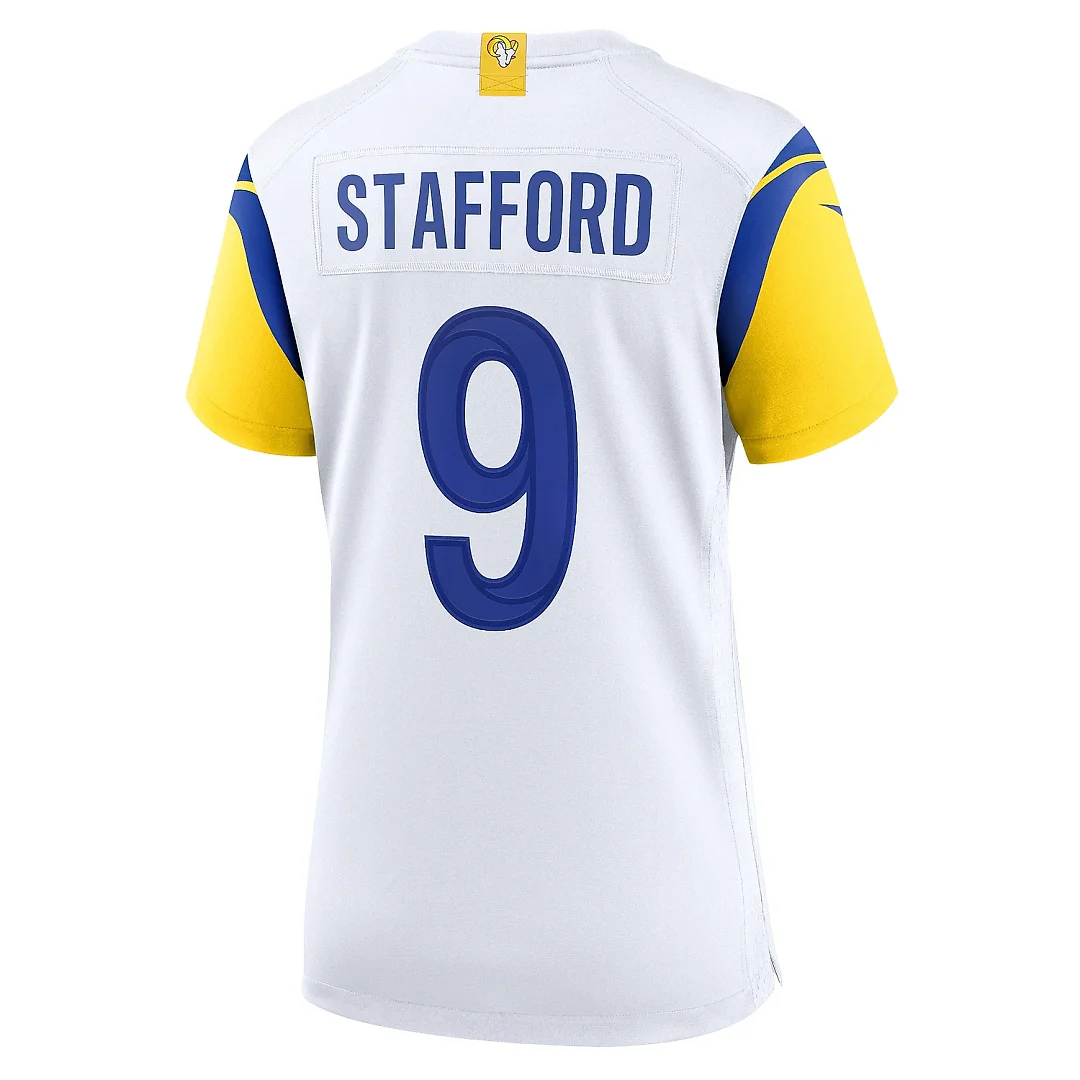 Zennovawear Women's Los Angeles Rams Matthew Stafford White Alternate Game Jersey