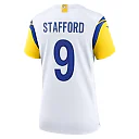 Zennovawear Women's Los Angeles Rams Matthew Stafford White Player Jersey