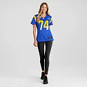 Zennovawear Women's Los Angeles Rams Merlin Olsen Royal Game Retired Player Jersey
