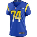 Zennovawear Women's Los Angeles Rams Merlin Olsen Royal Game Retired Player Jersey