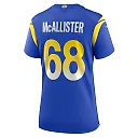 Zennovawear Women's Los Angeles Rams Mike McAllister Royal Home Game Jersey