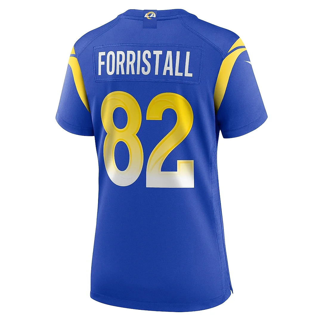Zennovawear Women's Los Angeles Rams Miller Forristall Royal Game Jersey