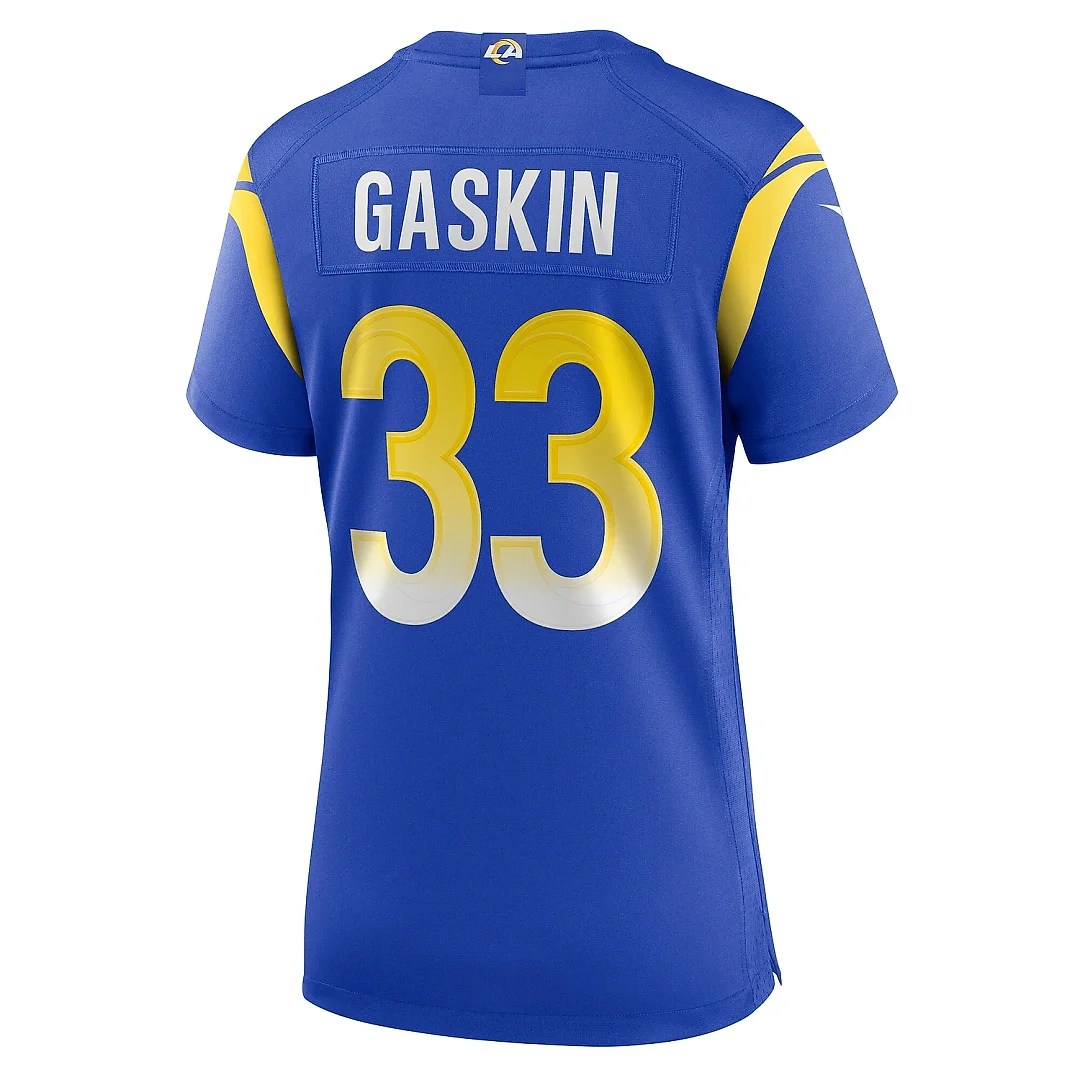 Zennovawear Women's Los Angeles Rams Myles Gaskin Royal Game Jersey