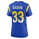 Zennovawear Women's Los Angeles Rams Myles Gaskin Royal Game Jersey