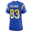 Zennovawear Women's Los Angeles Rams Nikola Kalinic Royal Game Jersey